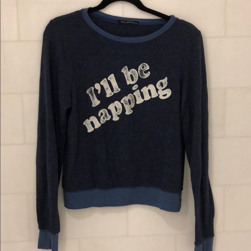 Wildfox “I’ll be napping” pullover